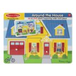 Дървен музикален пъзел къща Melissa & Doug 10734 1