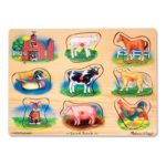 Дървен музикален пъзел с дръжки Melissa & Doug 10268 1