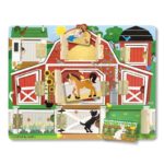 Дървена образователна игра с вратички ферма Melissa & Doug 14592 1