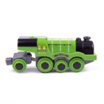 Пластмасов локомотив на батерии Летящия Шотландец Bigjigs Rail BJT306 1