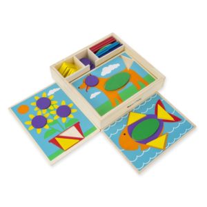 Дървени шаблони за редене в кутия Melissa & Doug 10528 (1)