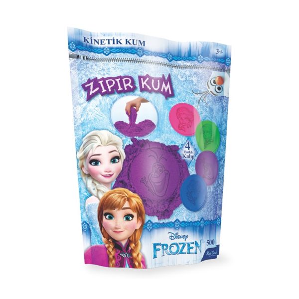 Frozen лилав кинетичен пясък 500 грама с 4 броя лицензирани печата ZKP 500-61-P